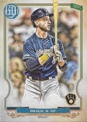 2020 Topps Gypsy Queen Base Set Ryan Braun #241 card