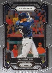 2024 Panini Prizm Base Set Ryan Braun #48 card