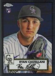 2021 Topps Chrome Platinum Anniversary Base Set Ryan Castellani #38 card