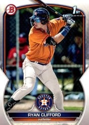 2023 Bowman Prospects Ryan Clifford #BP-10 card