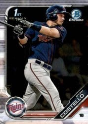 2019 Bowman Chrome Prospects Ryan Costello #BCP-101 card