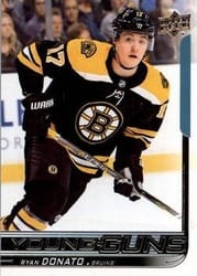 2018-19 Upper Deck Base Set Ryan Donato #225 card