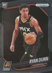 2024-25 Panini Prizm Black Base Set Ryan Dunn #203 card