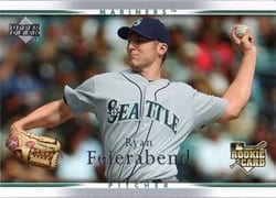2007 Upper Deck Base Set Ryan Feierabend #39 card
