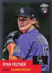 2022 Topps Chrome Platinum Anniversary Base Set Ryan Feltner #39 card