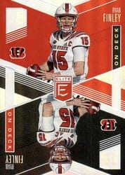 2019 Donruss Elite Rookie on Deck Ryan Finley #RD-20 card
