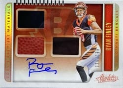 2019 Panini Absolute Base Set Ryan Finley #236 card