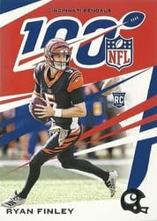 2019 Panini Chronicles Base Set Ryan Finley #100 card