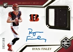 2019 Panini Limited Base Set Ryan Finley #116 card