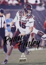2019 Panini Luminance Base Set Ryan Finley #135 card