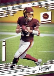 2021 Panini Prestige Base Set Ryan Fitzpatrick #153 card