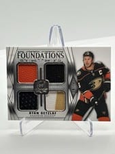 2020-21 Upper Deck The Cup Foundations Quad Jersey Ryan Getzlaf #F-RG card
