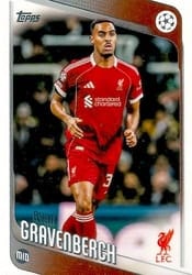 2025-26 Topps UEFA Club Competitions Base Set Ryan Gravenberch #193 card