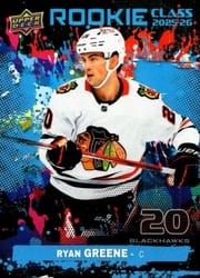 2025-26 Upper Deck Rookie Class Commemorations Ryan Greene #RC-28 card