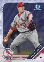 2019 Bowman Chrome Prospects Ryan Helsley #BCP-121 card