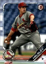 2019 Bowman Prospects Ryan Helsley #BP-121 card