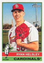 2025 Topps Heritage Base Set Ryan Helsley #9 card