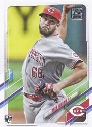 2021 Topps Update Base Set Ryan Hendrix #US37 card