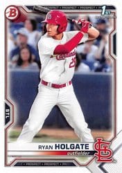 2021 Bowman Draft Base Set Ryan Holgate #BD-148 card