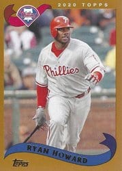 2020 Topps Archives Base Set Ryan Howard #227 card