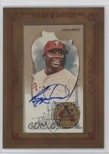 2023 Topps Allen & Ginter Framed Mini Autographs Ryan Howard #MA-RHO card