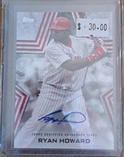 2023 Topps Baseball Stars Autographs (Series 1) Ryan Howard #BSA-RH card