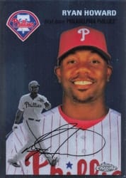 2023 Topps Chrome Platinum Anniversary Base Set Ryan Howard #411 card
