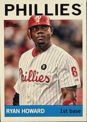 2025 Topps Archives Base Set Ryan Howard #41 card