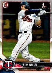 2018 Bowman Draft Base Set Ryan Jeffers #BD-192 card
