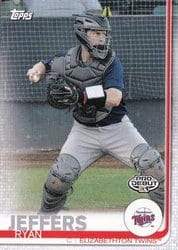 2019 Topps Pro Debut Base Set Ryan Jeffers #195 card