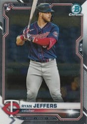 2021 Bowman Chrome Base Set Ryan Jeffers #56 card