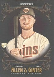 2021 Topps Allen & Ginter X Base Set Ryan Jeffers #242 card