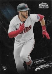 2021 Topps Chrome Black Base Set Ryan Jeffers #33 card