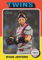 2024 Topps Heritage Base Set Ryan Jeffers #635 card