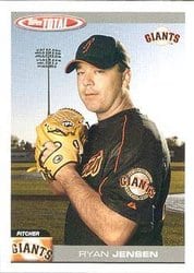 2004 Topps Total Base Set Ryan Jensen #172 card