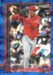 2025 Topps Chrome Update Sapphire Base Set Ryan Johnson #USC116 card
