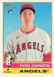 2025 Topps Heritage Base Set Ryan Johnson #694 card