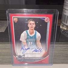 2025-26 Bowman Paper Rookies & Veterans Retail Autographs Ryan Kalkbrenner #RVA-RK card