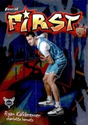 2025-26 Finest First Ryan Kalkbrenner #F-24 card