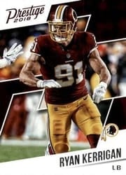2018 Panini Prestige Base Set Ryan Kerrigan #93 card