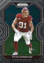 2020 Panini Prizm Base Set Ryan Kerrigan #182 card