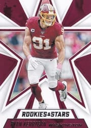 2020 Panini Rookies & Stars Base Set Ryan Kerrigan #59 card