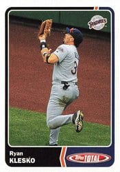 2003 Topps Total Base Set Ryan Klesko #44 card