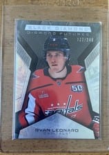 2025-26 Upper Deck Black Diamond Diamond Futures Ryan Leonard #BDF-RL card