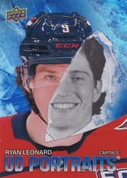 2025-26 Upper Deck UD Portraits Ryan Leonard #P-59 card