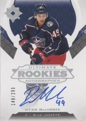 2019-20 Upper Deck Ultimate Collection Base Set Ryan MacInnis #168 card
