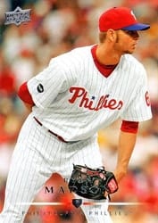 2008 Upper Deck Base Set Ryan Madson #195 card