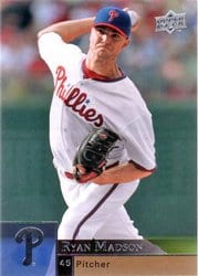 2009 Upper Deck Base Set Ryan Madson #803 card