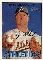2016 Topps Heritage Base Set Ryan Madson #536 card
