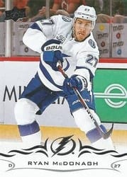 2018-19 Upper Deck Base Set Ryan McDonagh #161 card